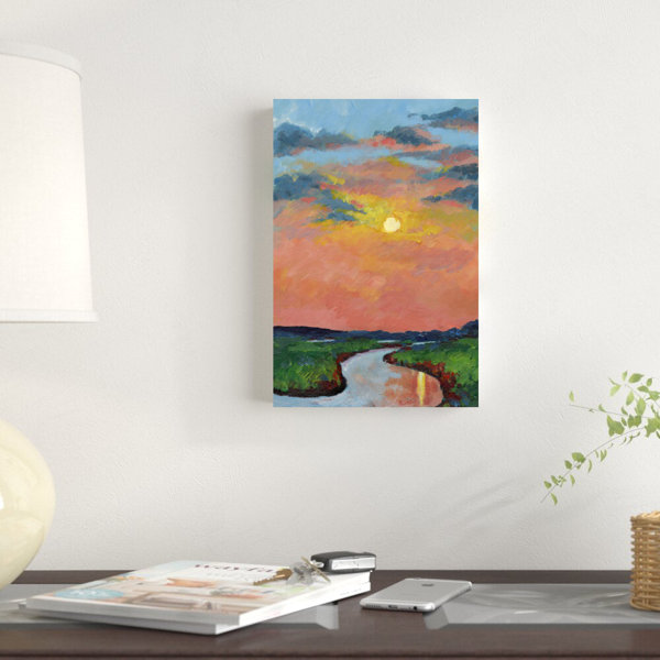 Winston Porter River Scene I Wrapped Canvas Painting Wayfair